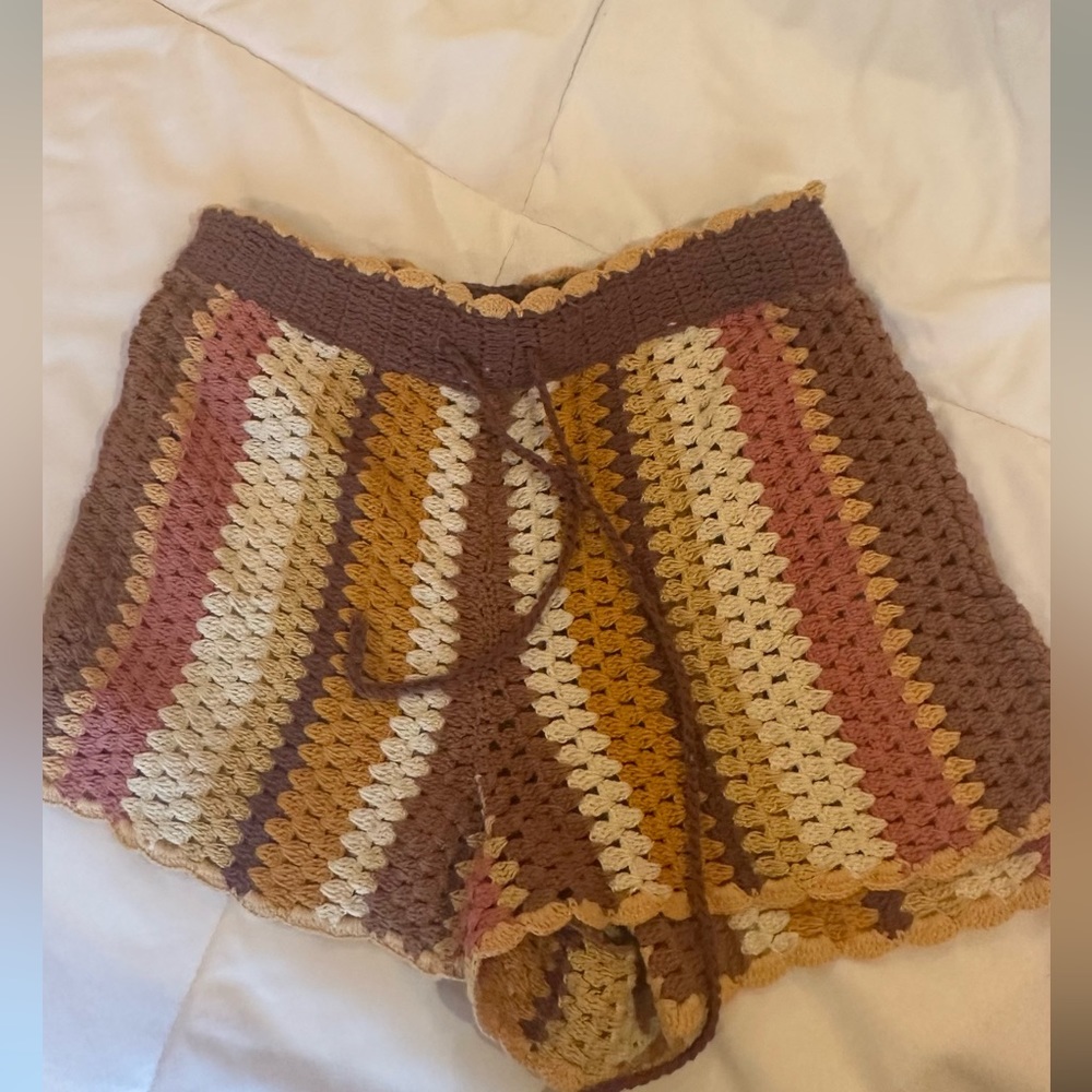 Zara Crochet Shorts